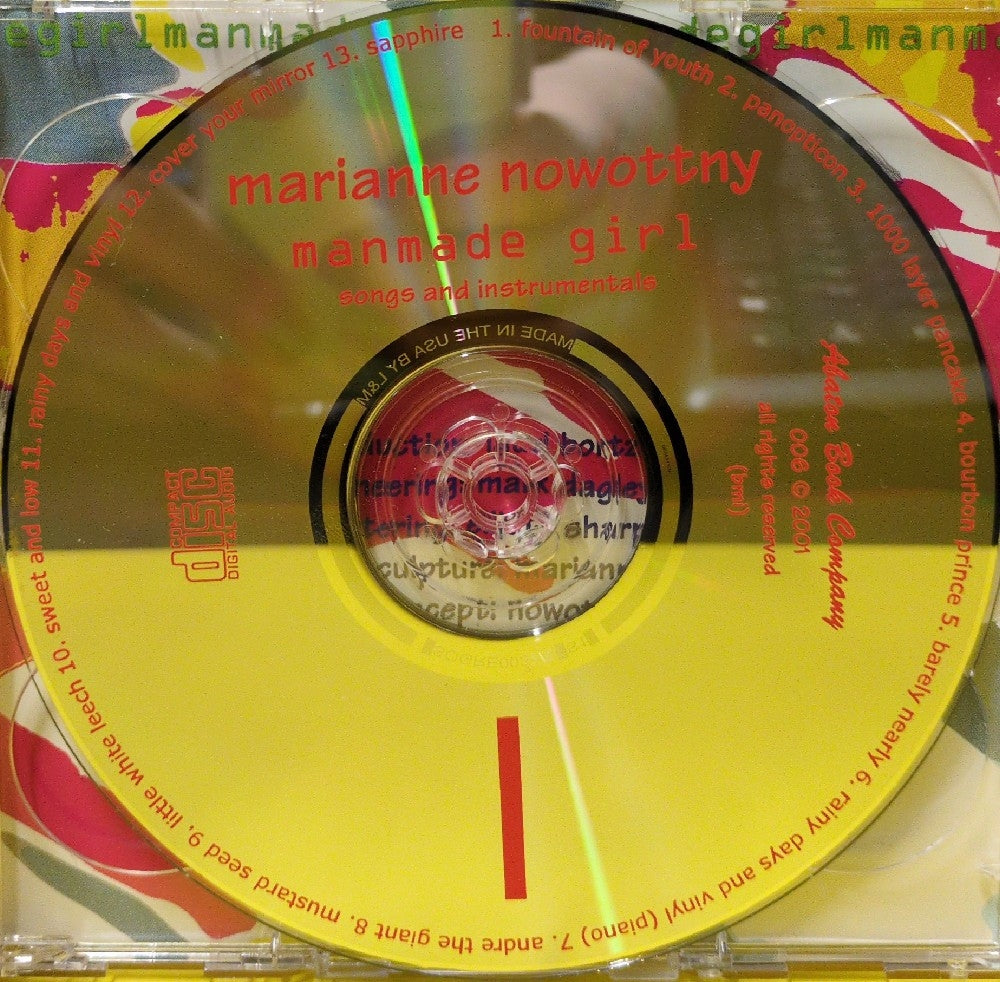 Marianne Nowottny - Manmade Girl - 2001 - abaton 006 - Used - VG++ - CDs - 2xCD