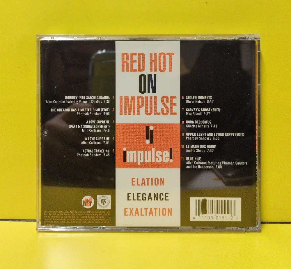 Various - Red Hot On Impulse! - 1991 - GRD-151 - Used - VG++ - CDs