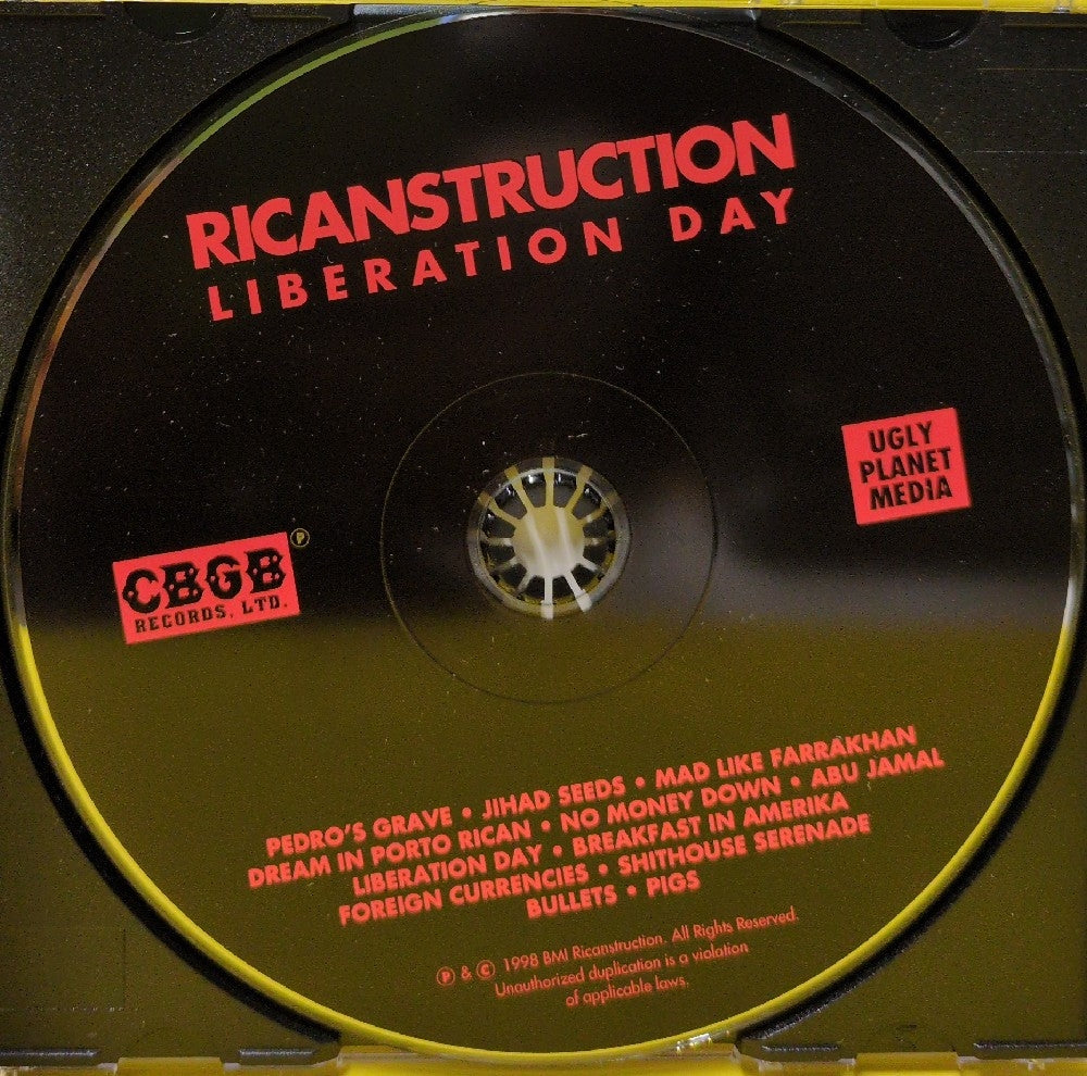 Ricanstruction - Liberation Day - 1998 - CBGB-02 - Used - VG++ - CDs
