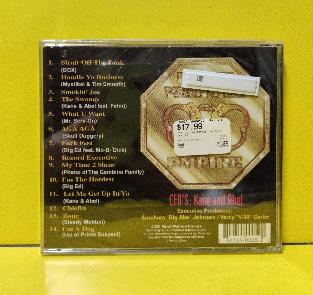 Various - Off The Tank - 2001 - New - Sealed - CDs