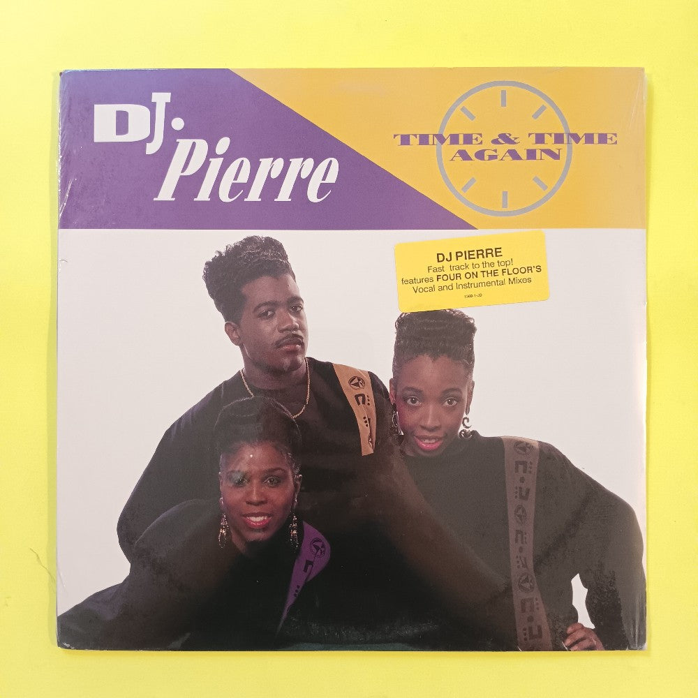DJ Pierre - Time & Time Again 12" - 1990 - 1369-1-JD - New - Sealed - Vinyl