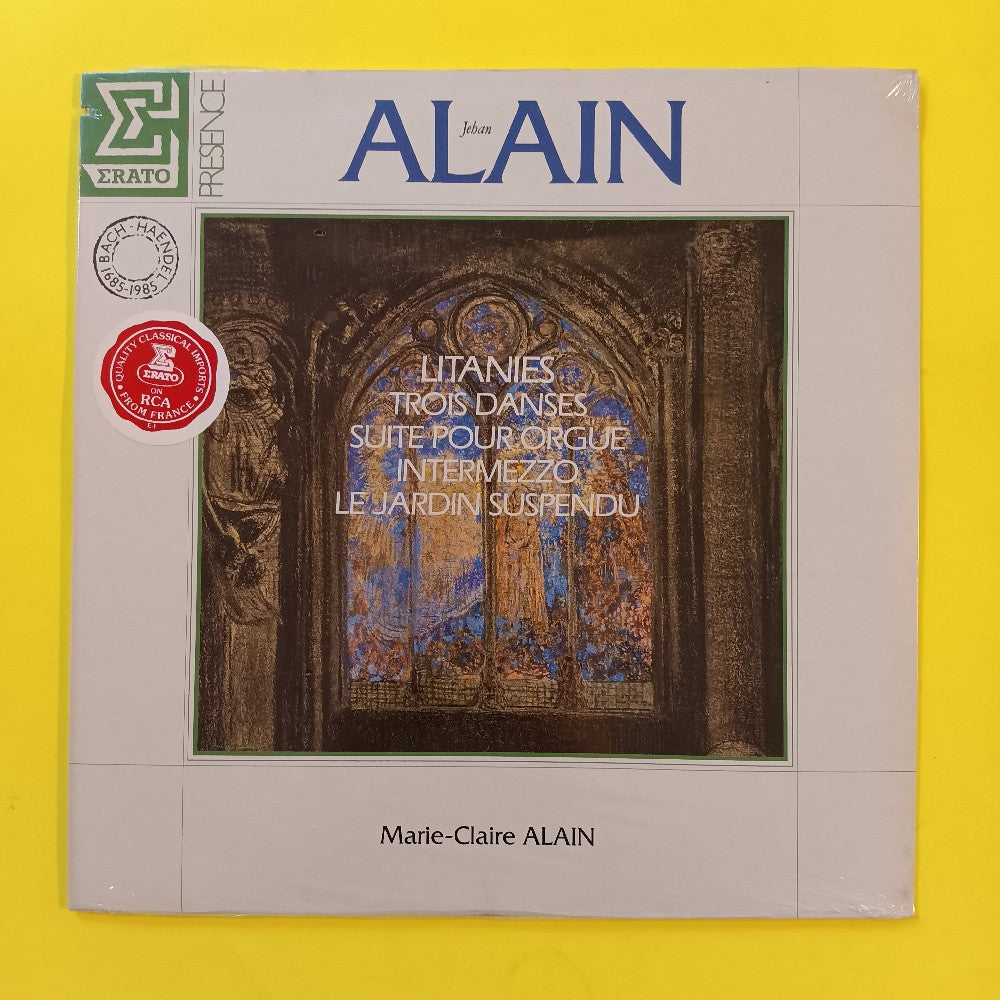 Marie-Claire Alain - Litanies / Trois Danses / Suite Pour Orgue FRANCE - 1984 - EPR 15555 - New - Sealed - Vinyl