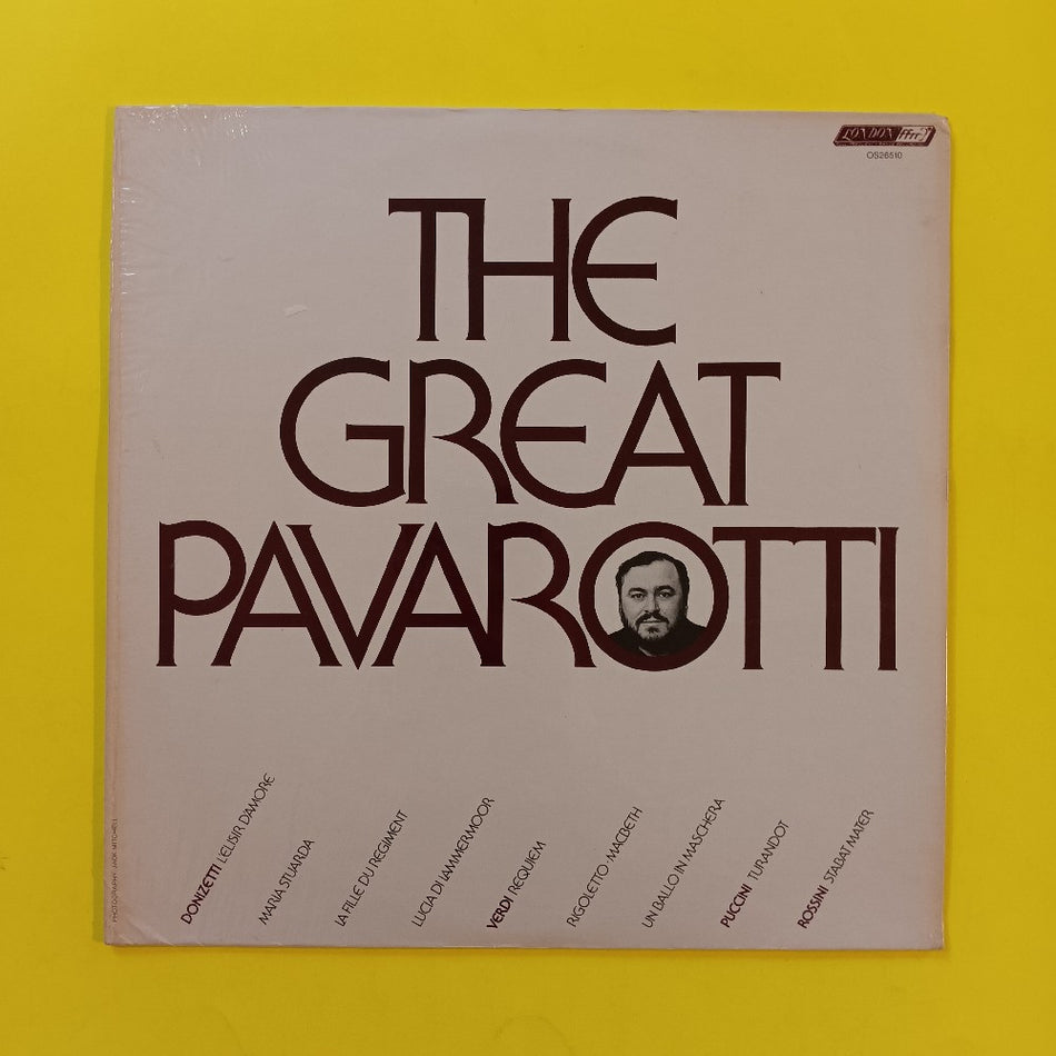 Luciano Pavarotti - The Great Pavarotti - 1979 - OS26510 - New - Sealed - Vinyl