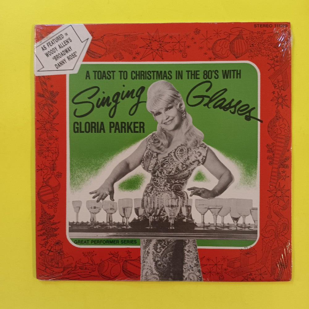 Gloria Parker - A Toast To Christmas In The 80's With Singing Glasses - 1980 - 111259 - New - Sealed - Vinyl