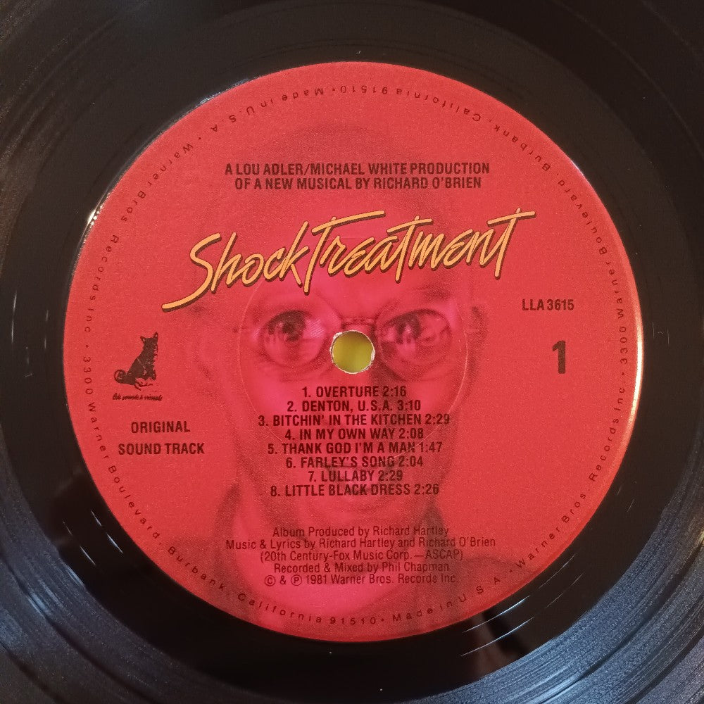 Shock Treatment Cast - Shock Treatment Original Sound Track - 1981 - LLA 3615 - Used - EX - Vinyl