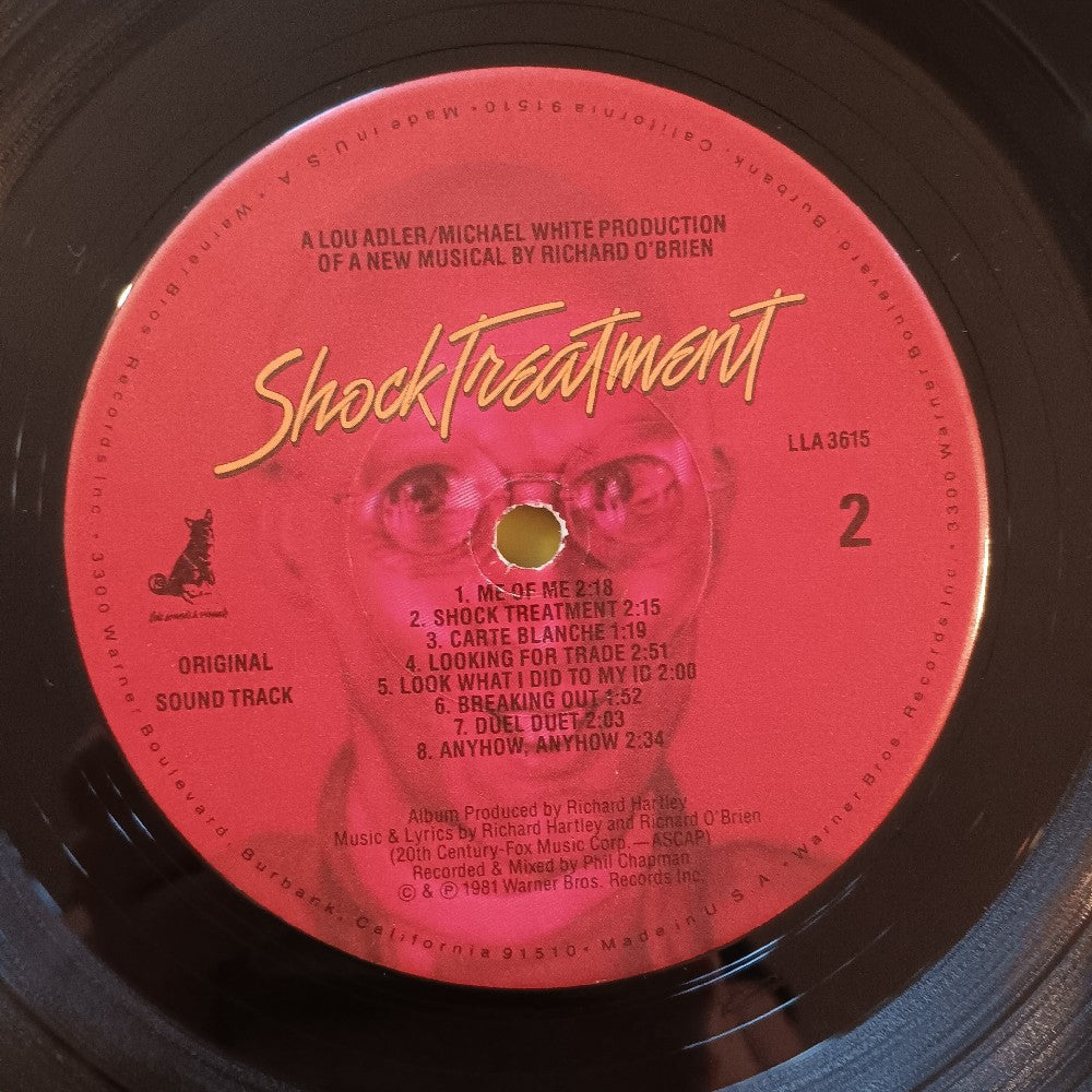 Shock Treatment Cast - Shock Treatment Original Sound Track - 1981 - LLA 3615 - Used - EX - Vinyl