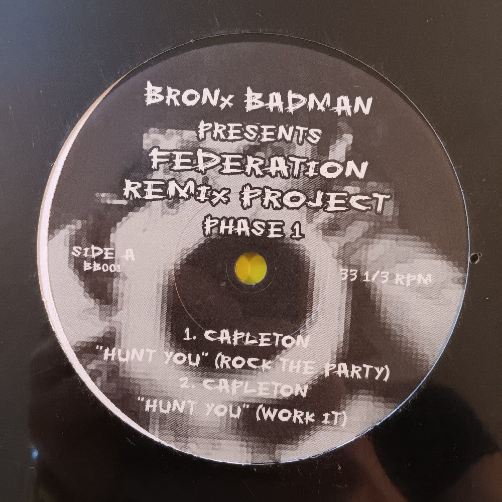 Bronx Badman Presets Federation - Remix Project Phase 1 12" - BB001 - New - Sealed - Vinyl