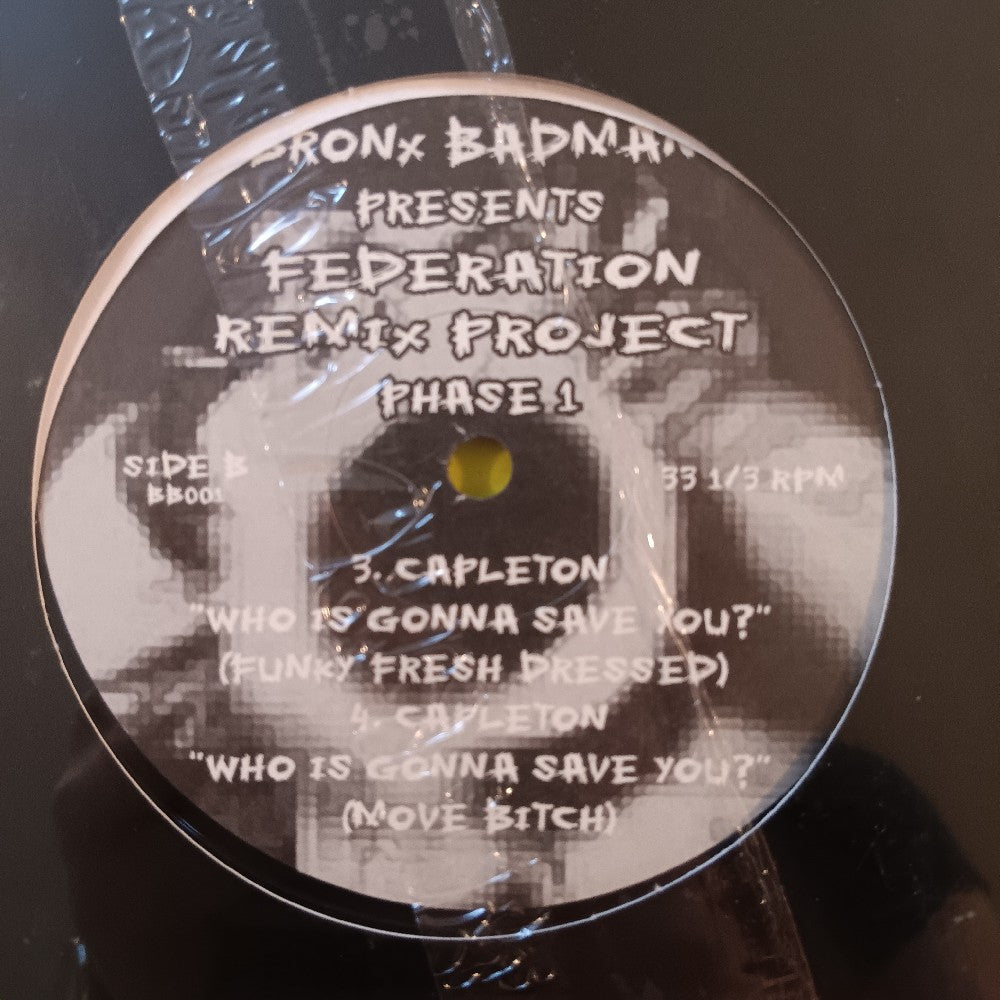 Bronx Badman Presets Federation - Remix Project Phase 1 12" - BB001 - New - Sealed - Vinyl