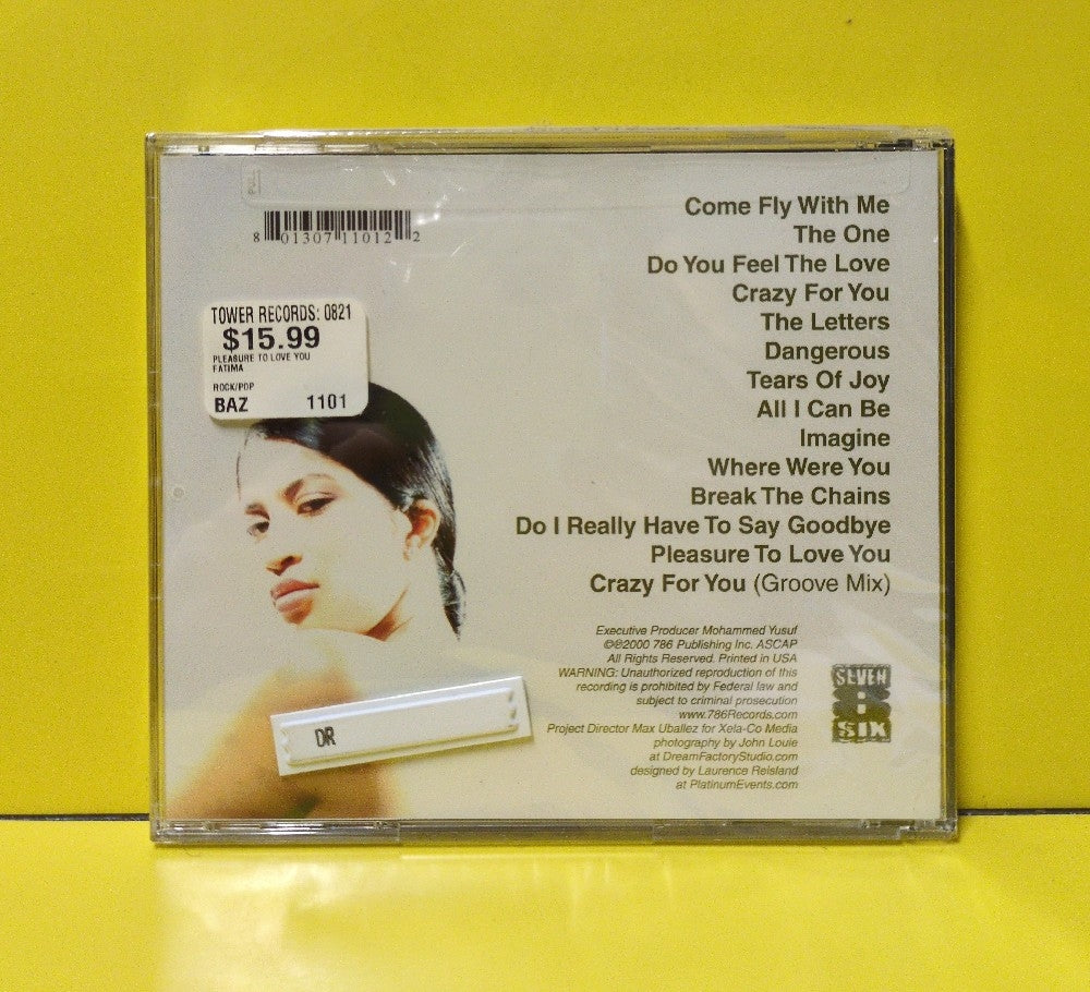 Fatima - Pleasure To Love You - 2001 - SES-1101 - New - Sealed - CDs