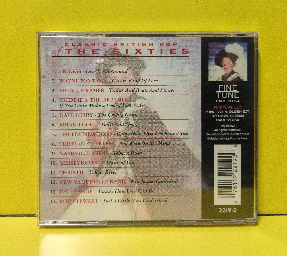 Various - Classic British Pop Of The Sixties: The Gold Collection - 1998 - 2219-2 - New - Sealed - CDs