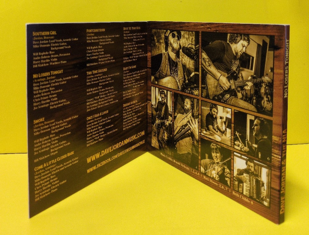 Dave Jordan & The NIA - No Losers Tonight - 2016 - Used - VG++ - CDs