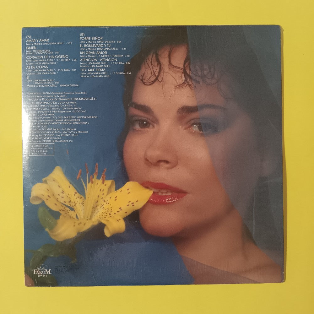 Luisa Maria Guell - Amar Y Amar - 1991 - LPF-514 - New - Sealed - Vinyl