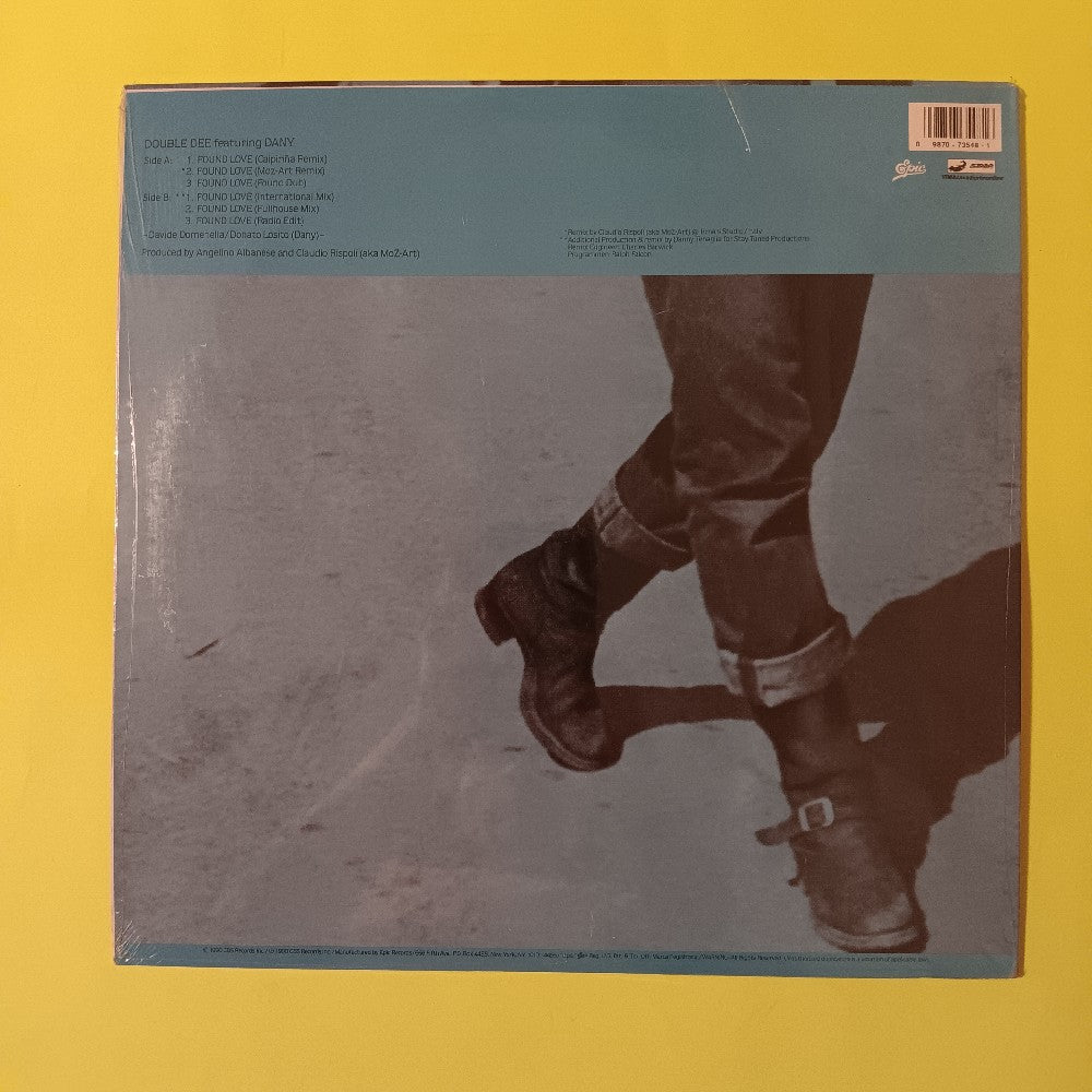 Double Dee Featuring Dany - Found Love 12" - 1990 - 49 73548 - New - Sealed - Vinyl