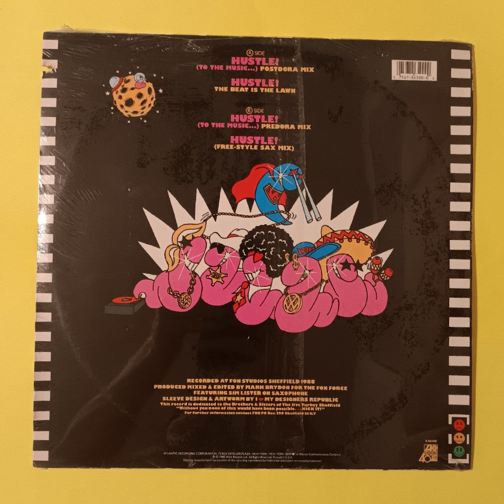 The Funky Worm - Hustle! (To The Music...) 12" - 1988 - 0-86500 - New - Sealed - Vinyl