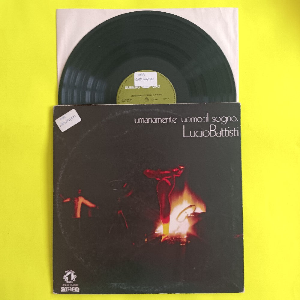 Lucio Battisti - Umanamente Uomo: Il Sogno ITALY - 1972 - ZSLN 55.060 - Used - VG++ - Vinyl