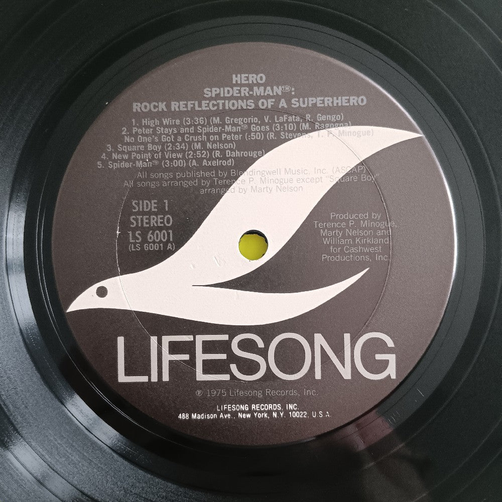 Spider-Man - Rock Reflections Of A Superhero PROMO - 1976 - LS 6001 - Used - VG++ - Vinyl