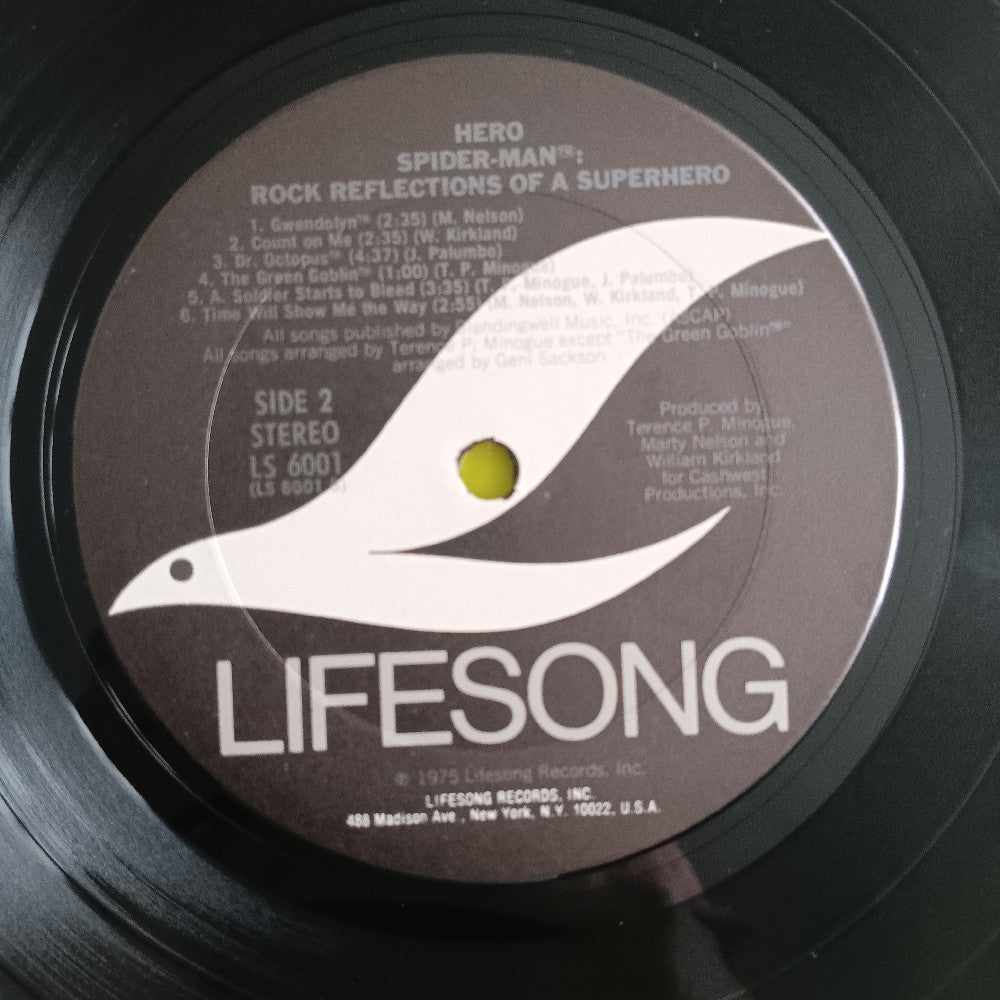 Spider-Man - Rock Reflections Of A Superhero PROMO - 1976 - LS 6001 - Used - VG++ - Vinyl