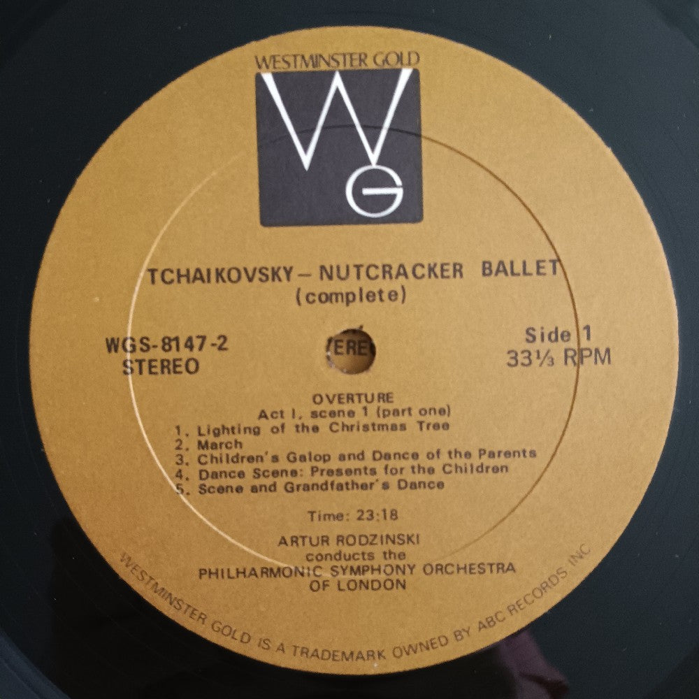 Artur Rodzinski - Tchaikovsky The Nutcracker Ballet PROMO - 1971 - WGS-8147-2 - Used - VG++ - Vinyl
