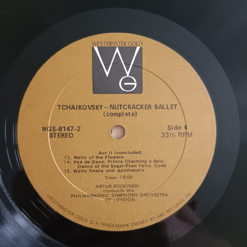 Artur Rodzinski - Tchaikovsky The Nutcracker Ballet PROMO - 1971 - WGS-8147-2 - Used - VG++ - Vinyl