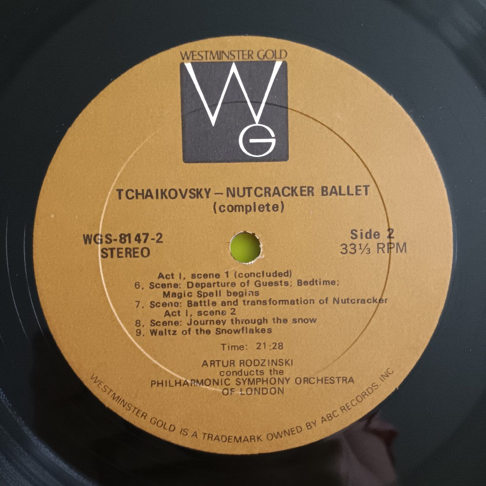 Artur Rodzinski - Tchaikovsky The Nutcracker Ballet PROMO - 1971 - WGS-8147-2 - Used - VG++ - Vinyl