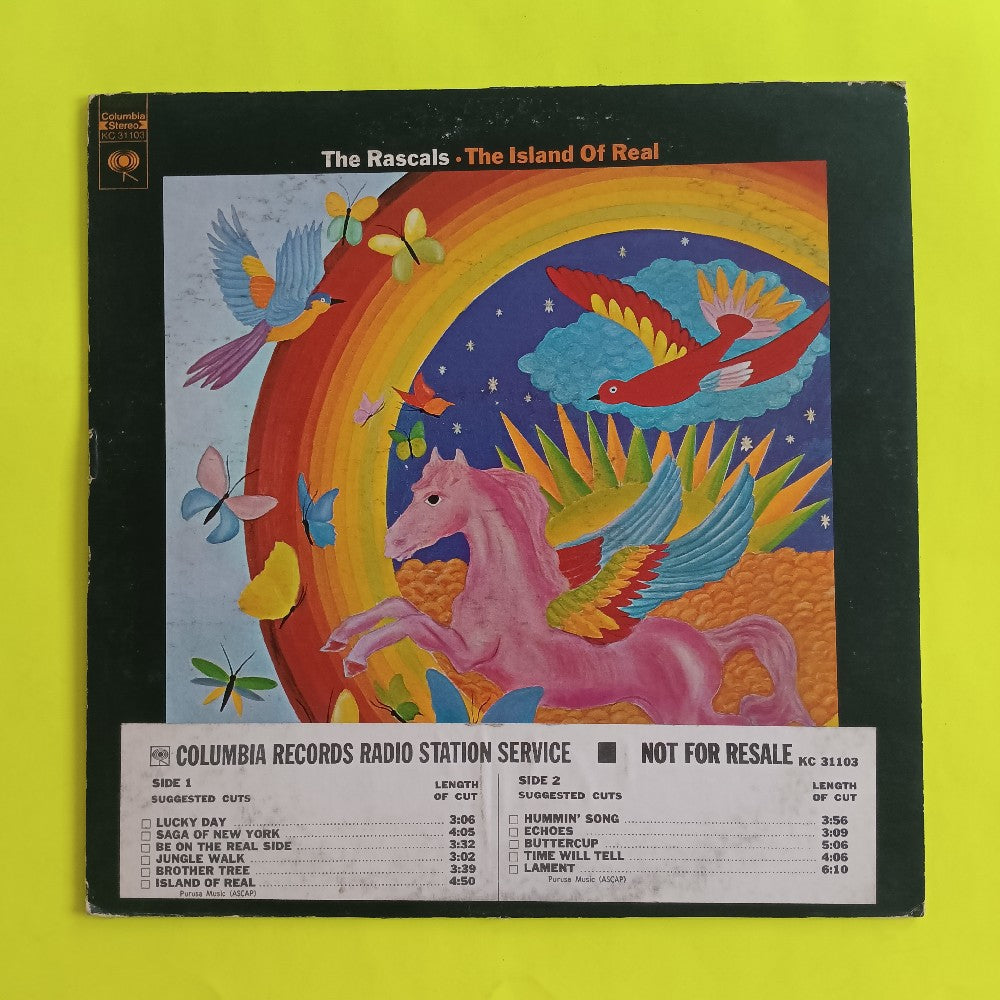 The Rascals - The Island Of Reel PROMO - 1972 - KC 31103 - Used - VG++ - Vinyl