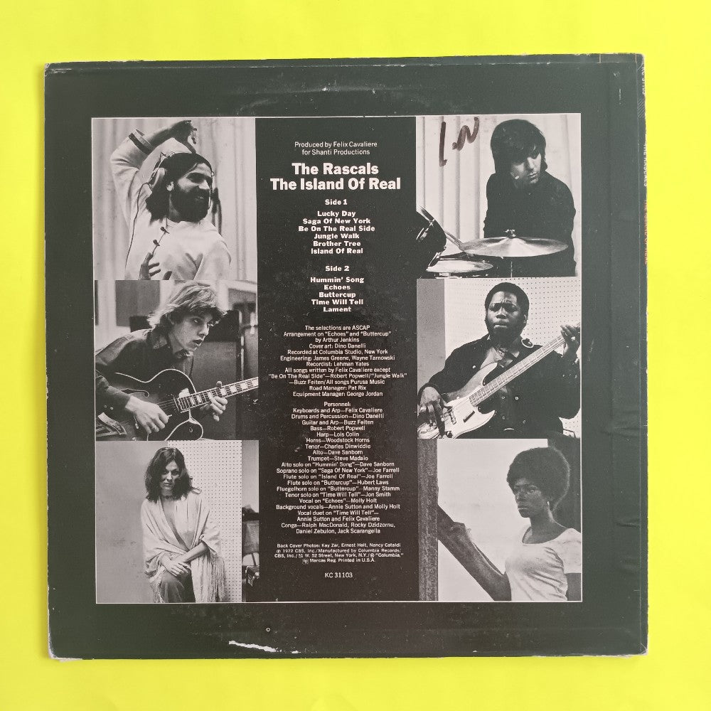 The Rascals - The Island Of Reel PROMO - 1972 - KC 31103 - Used - VG++ - Vinyl