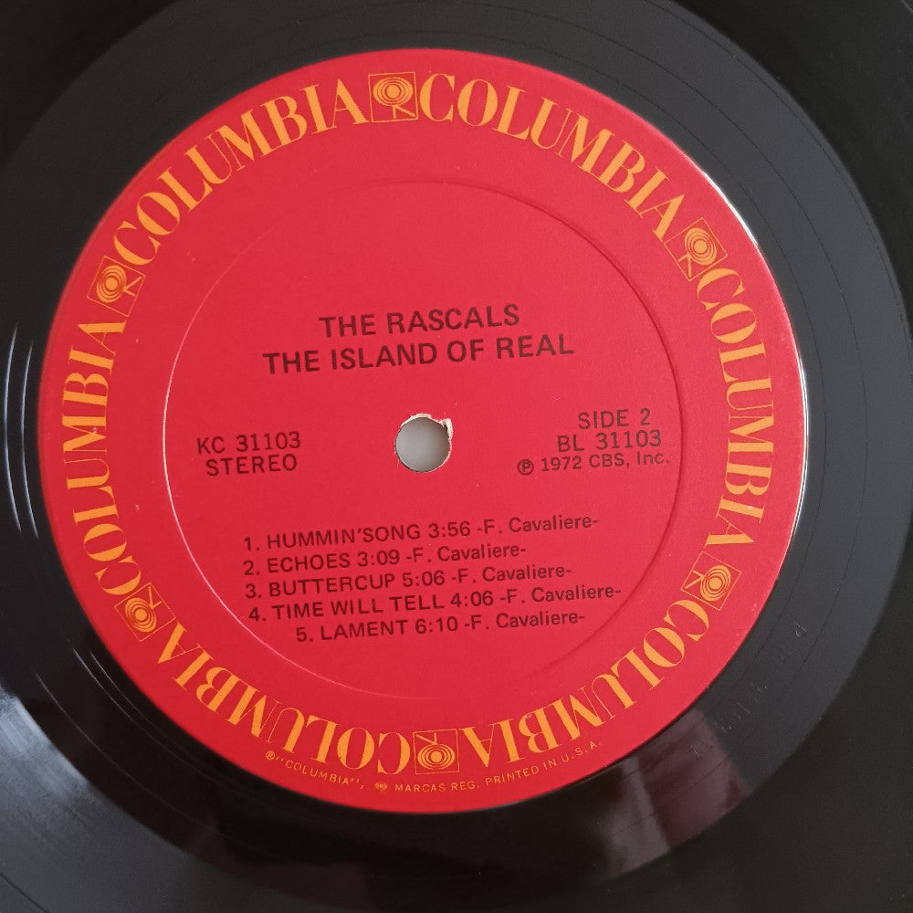 The Rascals - The Island Of Reel PROMO - 1972 - KC 31103 - Used - VG++ - Vinyl