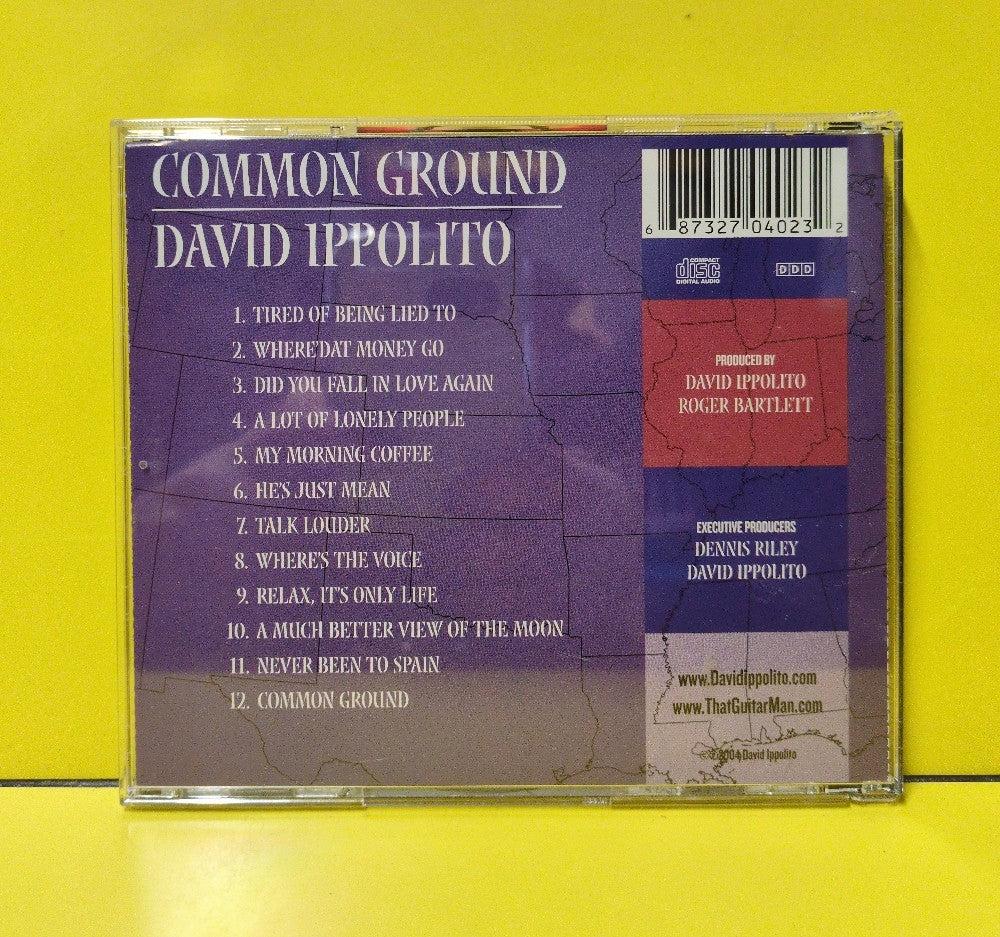 David Ippolito - Common Ground - 2004 - DI-040232 - Used - VG++ - CDs