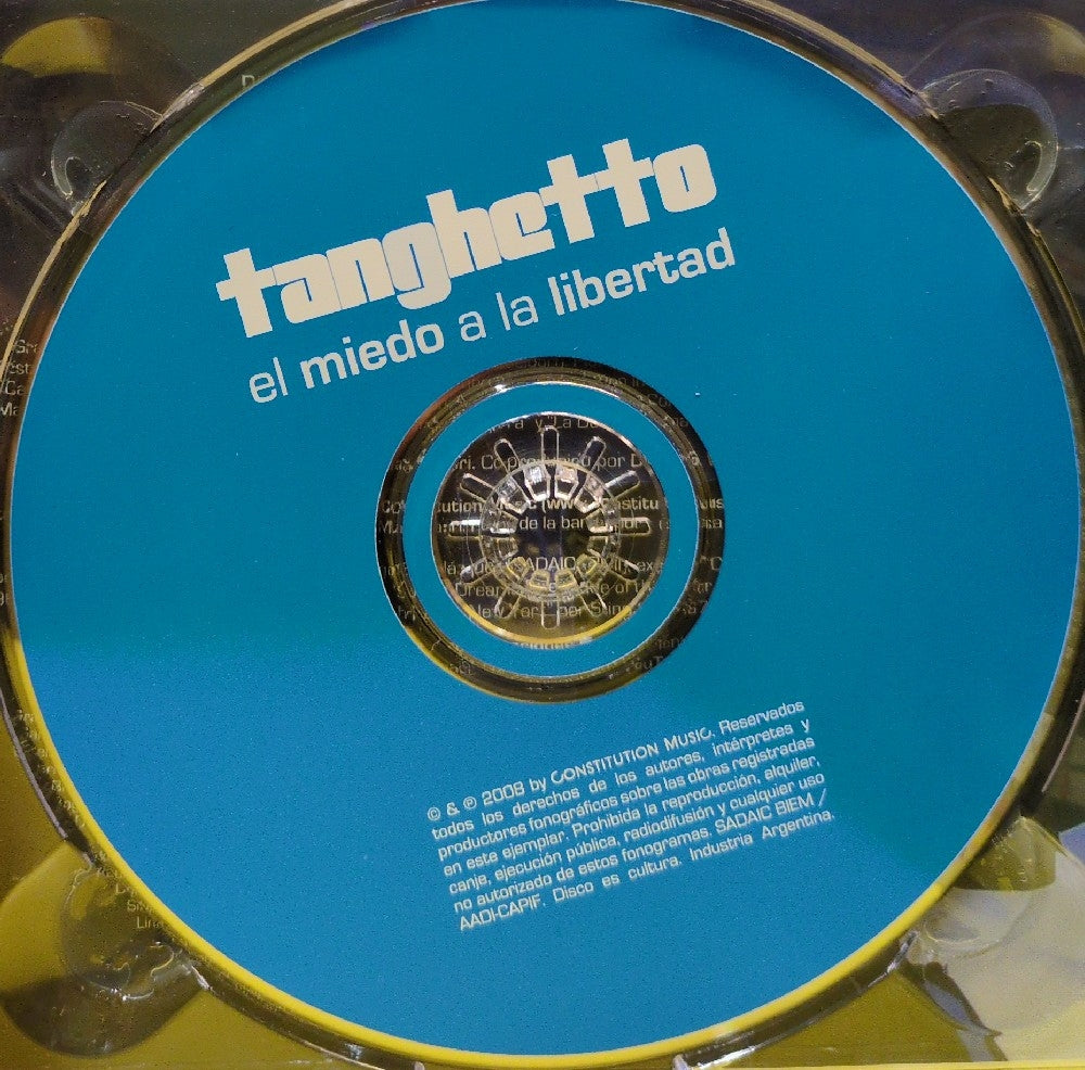 Tanghetto - El Miedo A La Libertad - 2008 - CM-010 - Used - VG++ - CDs - Argentina Import