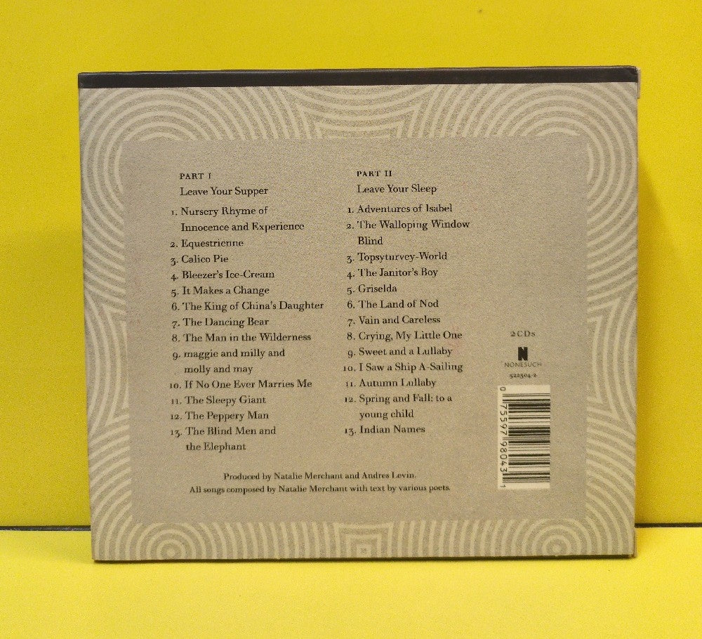 Natalie Merchant - Leave Your Sleep - 2010 - 522304-2 - Used - VG++ - CDs - 2xCD - Mediabook