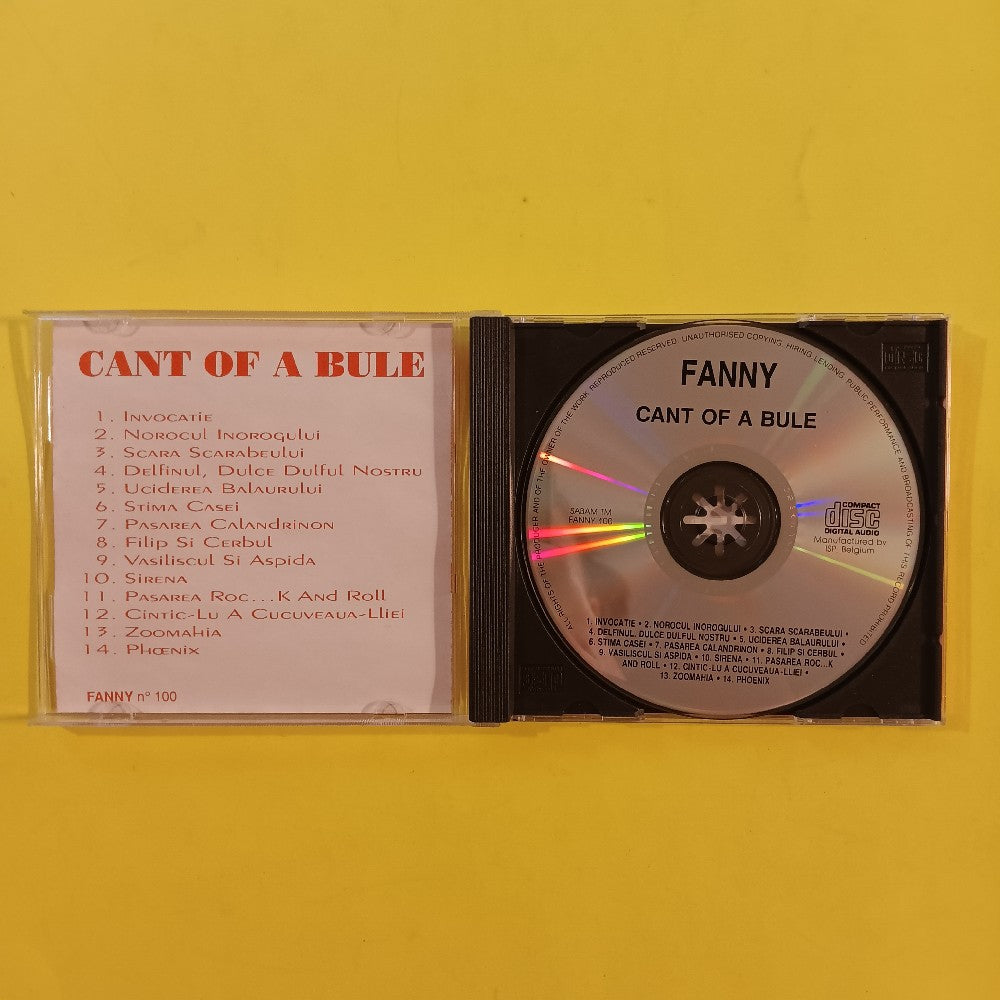 Phoenix - Cant Of A Bule PSYCH ROCK Belgium - 1992 - FANNY 100 - Used - EX - CDs
