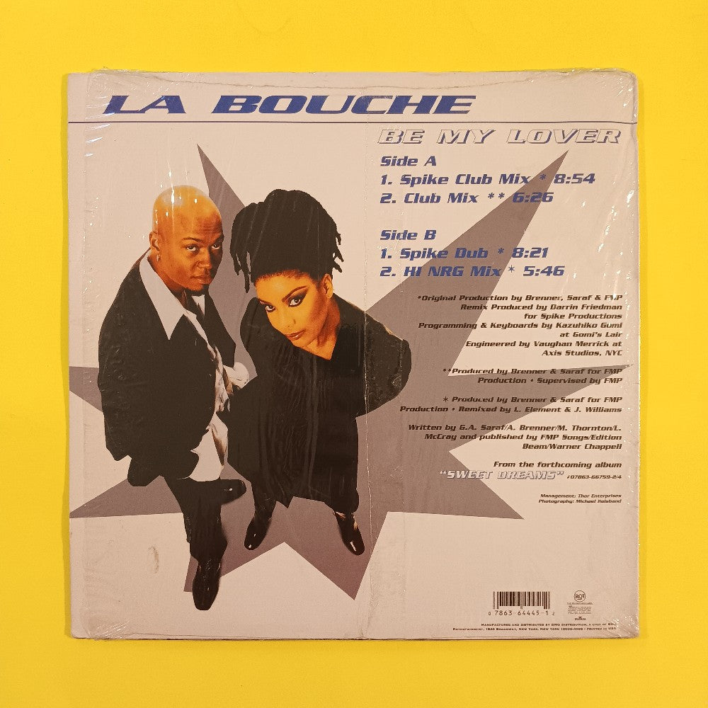 La Bouche - Be My Lover 12" SHRINK - 1995 - 07863 64445-1 - Used - VG++ - Vinyl