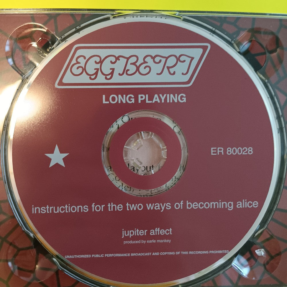 Jupiter Affect - Instructions For The Two Ways Of Becoming Alice - 2000 - ER 80028 - Used - VG++ - CDs
