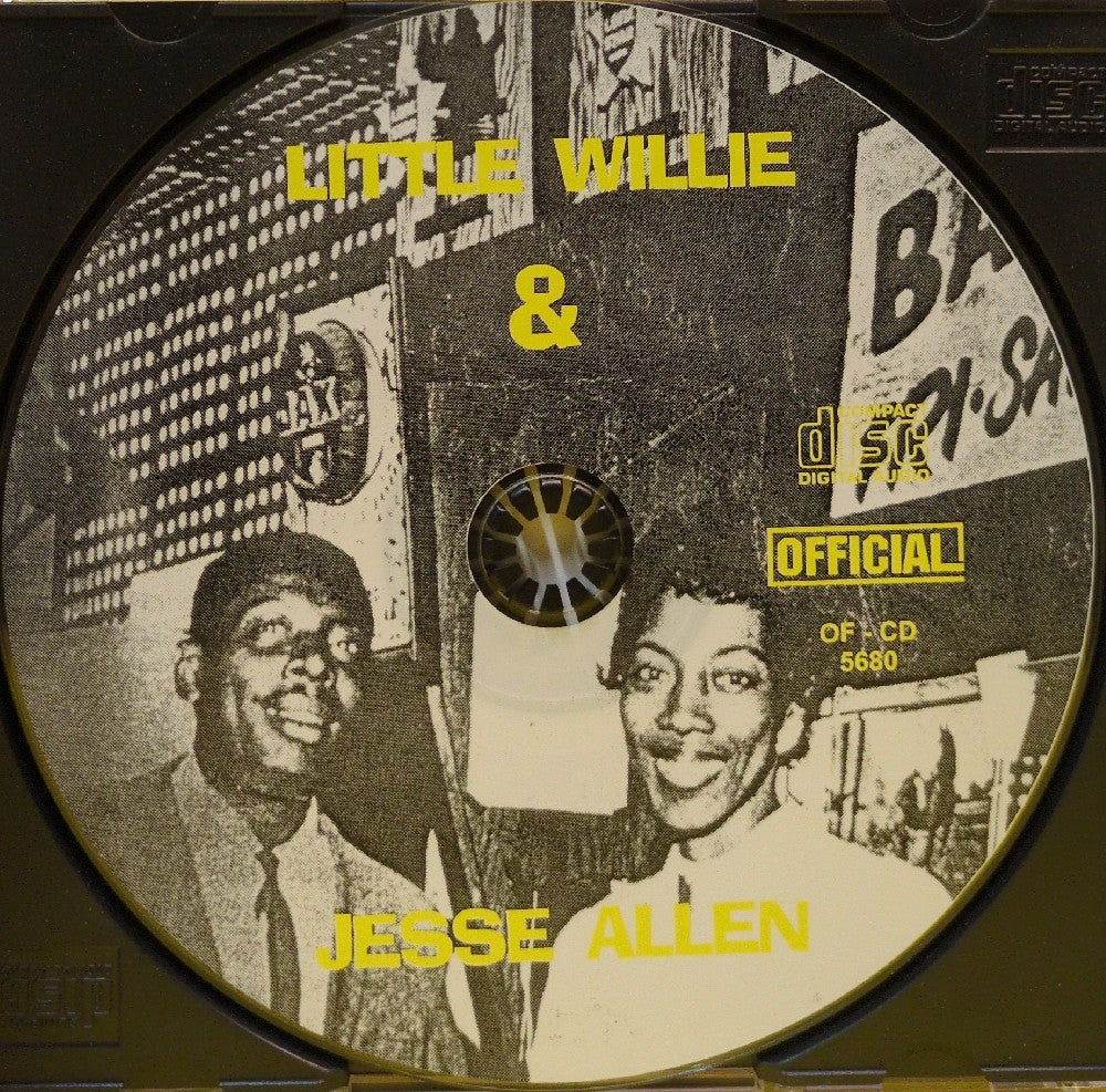Little Walkin' Willie, Jesse Allen - Little Walkin' Willie Meets Jesse Allen - OF-CD 5680 - Used - VG++ - CDs - Denmark Import