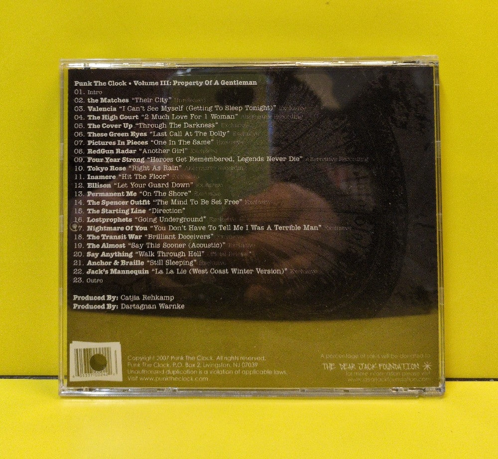 Various - Punk The Clock Volume III: Property Of A Gentleman - 2007 - Used - VG++ - CDs