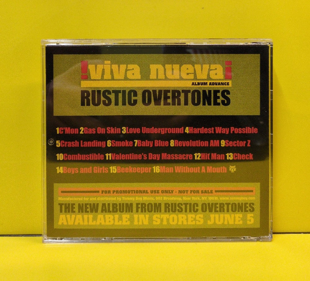 Rustic Overtones - Viva Nueva - 2001 - TB 1471A - Used - VG++ - CDs - Promo/Advance Copy
