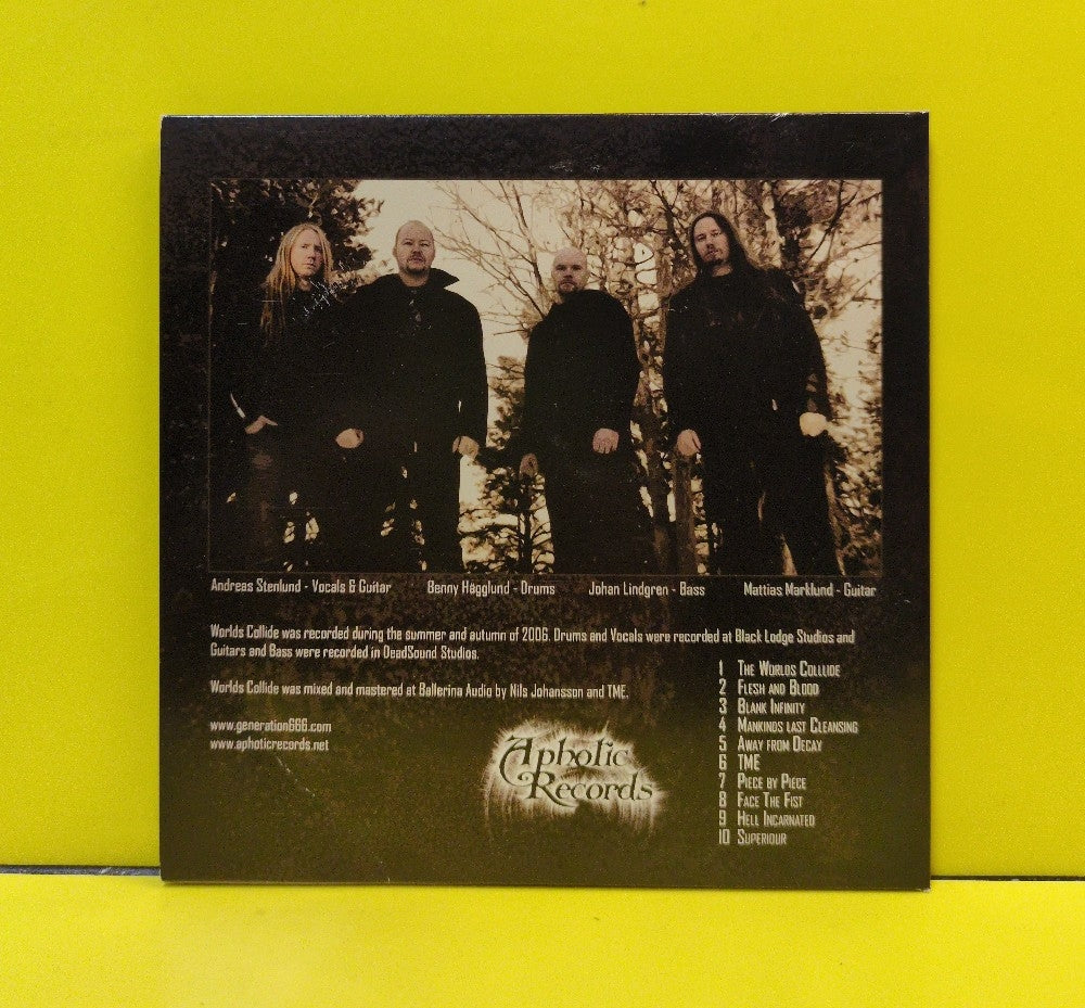 TME - Worlds Collide - 2006 - Used - VG++ - CDs - Promo - Cardsleeve - Sweden Import