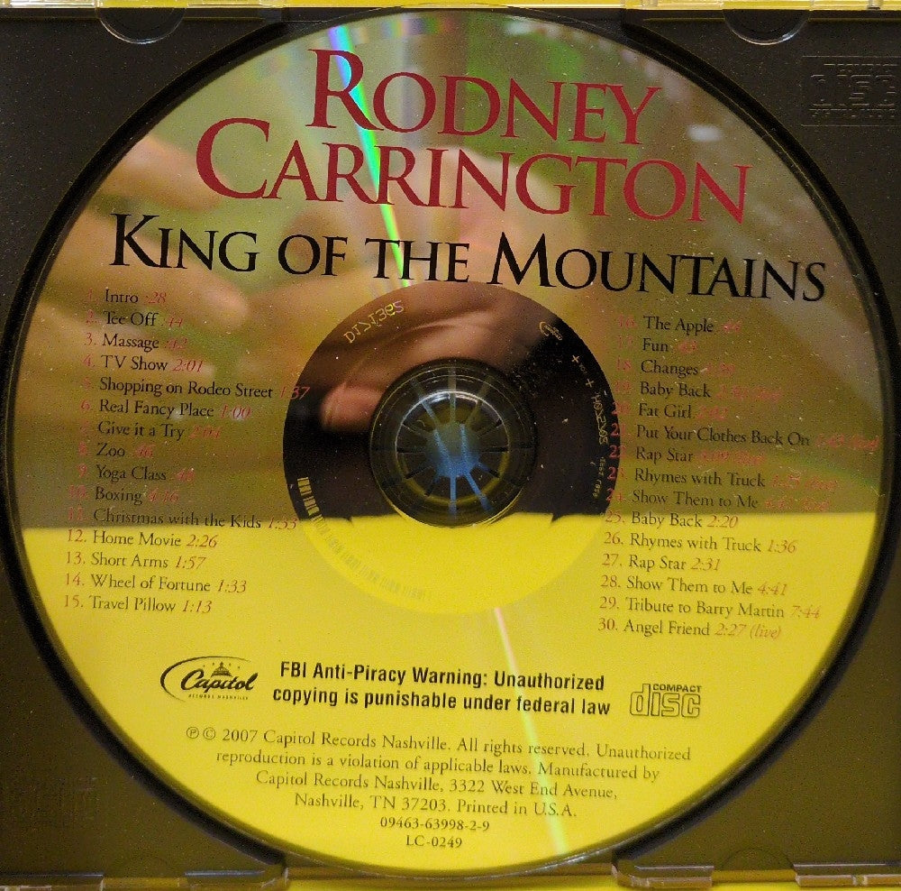 Rodney Carrington - King Of The Mountains - 2007 - 09463-63998-2-9 - Used - VG++ - CDs - BMG Club Edition