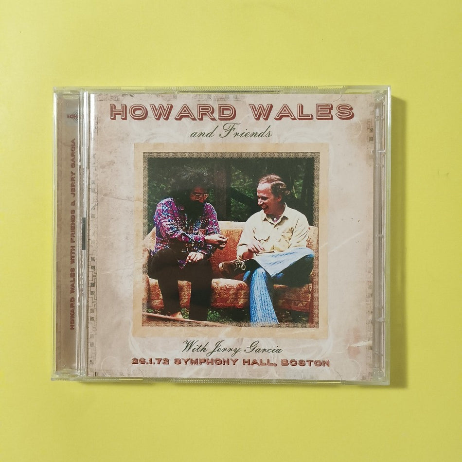 Howard Wales With Jerry Garcia - 26.1.72 Symphony Hall, Boston 2CD - 2014 - ECHO2CD2002 - Used - NM - CDs