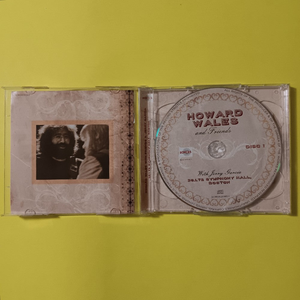 Howard Wales With Jerry Garcia - 26.1.72 Symphony Hall, Boston 2CD - 2014 - ECHO2CD2002 - Used - NM - CDs