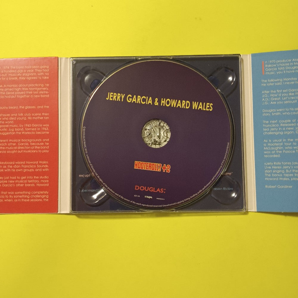 Jerry Garcia & Howard Wales - Hooteroll? +2 - 2010 - AD-08 - Used - VG++ - CDs