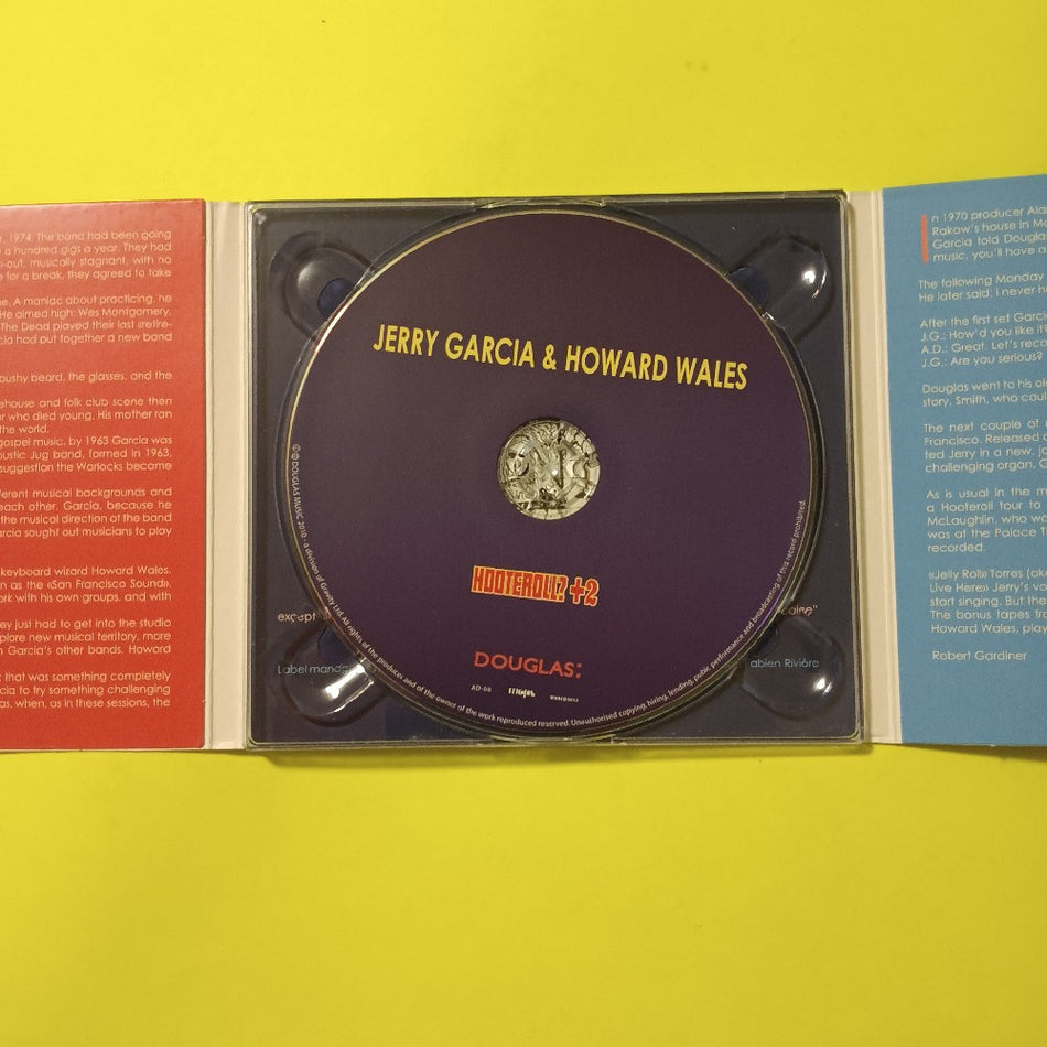 Jerry Garcia & Howard Wales - Hooteroll? +2 - 2010 - AD-08 - Used - VG++ - CDs