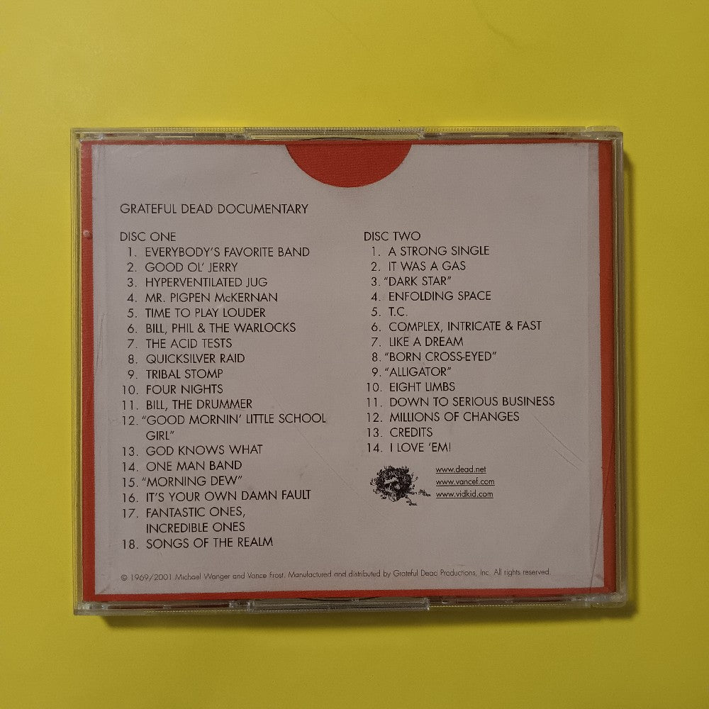 Grateful Dead - Documentary 2CD Interviews - 2001 - GDCD40831 - Used - EX - CDs