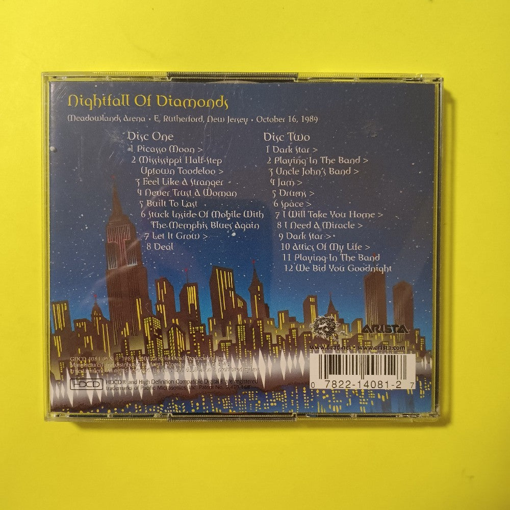 Grateful Dead - Nightfall Of Diamonds 2CD - 2001 - GDCD 4081 - Used - VG++ - CDs