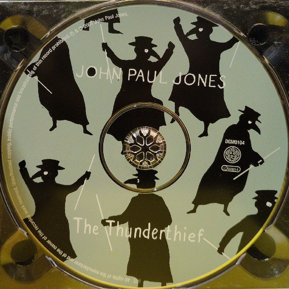 John Paul Jones - The Thunderthief - 2001 - DGM0104 - Used - VG++ - CDs - Tri-fold Digipak Case