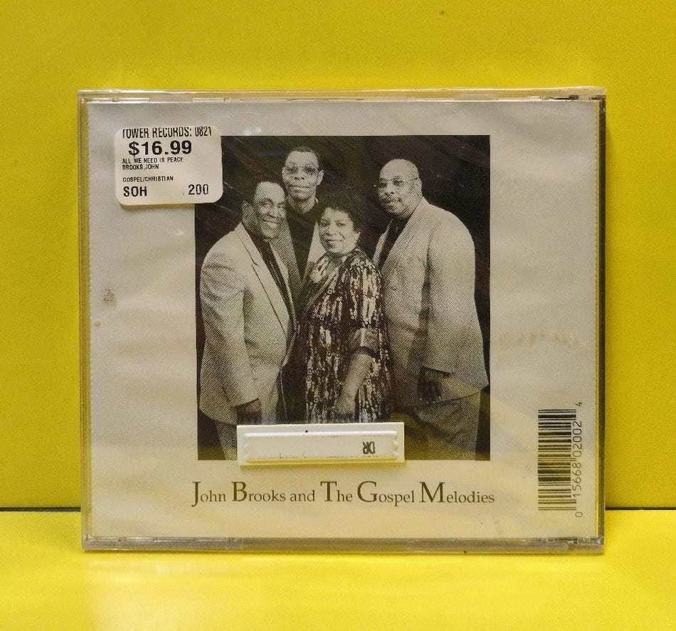 John Brooks And The Gospel Melodies - All We Need Is Peace - 1998 - New - Sealed - CDs