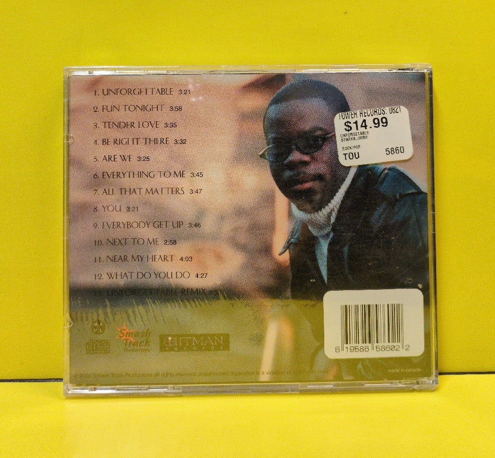 Jamie Sparks - Unforgettable - 2000 - STP50011 - New - Sealed - CDs - Canadian Import