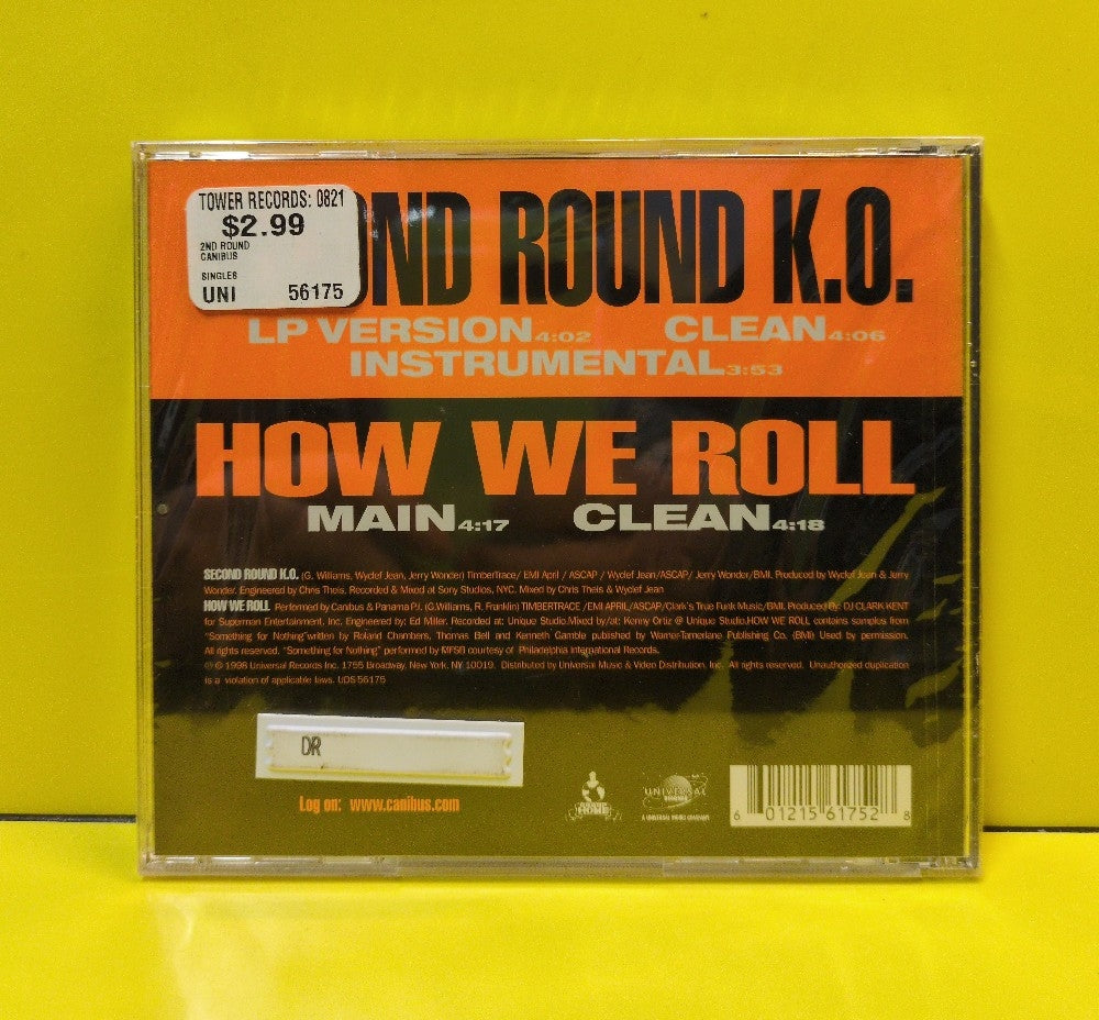 Canibus - Second Round K.O. - 1998 - UDS 56175 - New - Sealed - CDs - CD Single