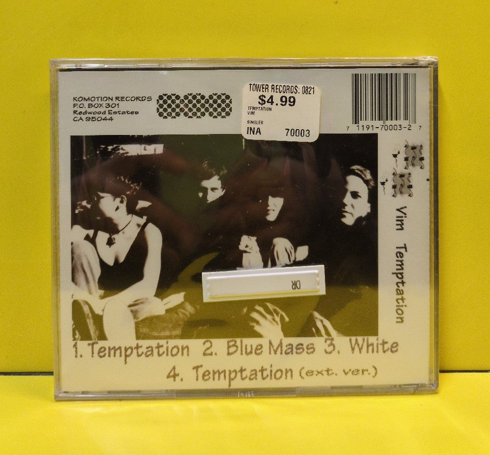 Vim - Temptation - 1996 - 70003 - New - Sealed - CDs