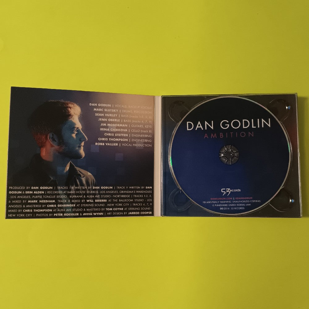 Dan Godlin AUTOGRAPHED - Ambition - 2016 - Used - NM - CDs